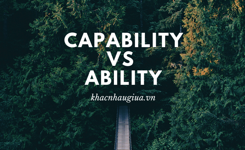 khác nhau giữa capability và ability
