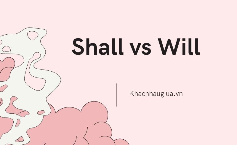 khác nhau giữa shall và will