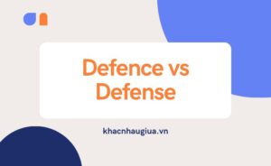 Khác nhau giữa Defence và Defense