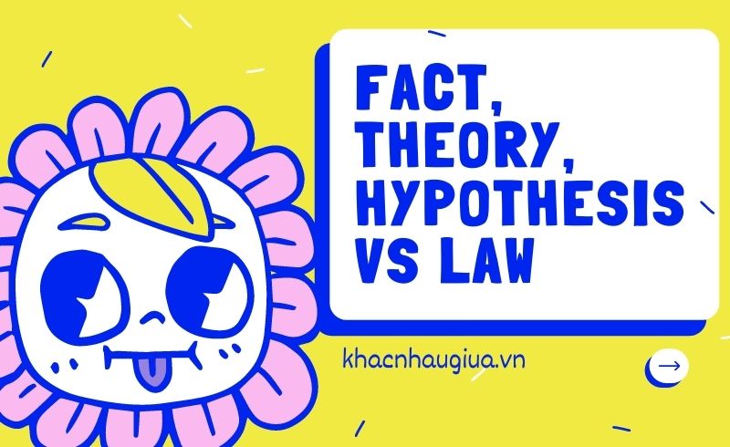 Khác nhau giữa Fact, Theory, Hypothesis và Law